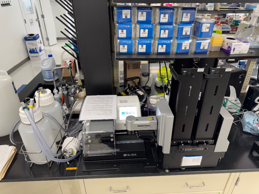 Image of BioTek 405TS Microplate Washer w/ Biostack3